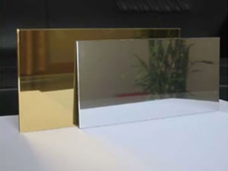 Panel compuesto de aluminio con acabado espejo